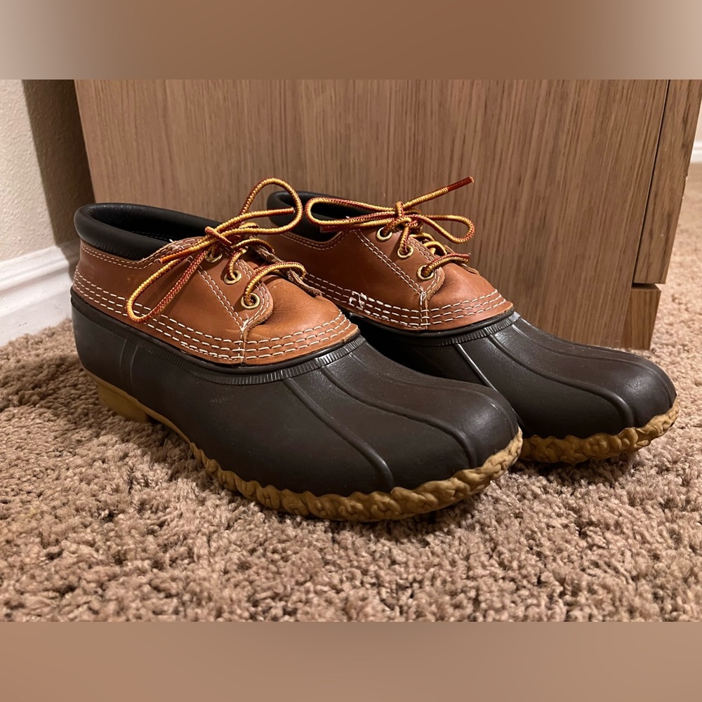 LL Bean mens duck shoes size 9